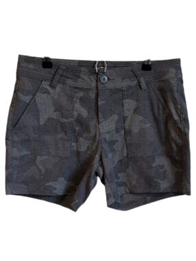 Prana Women's Camo Gray Shorts Size 6